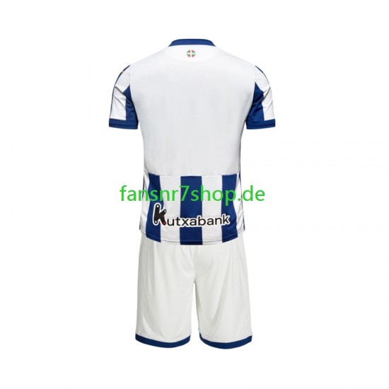 Real Sociedad fußball trikot Kinder Heim 2026-2027 Kurzarm