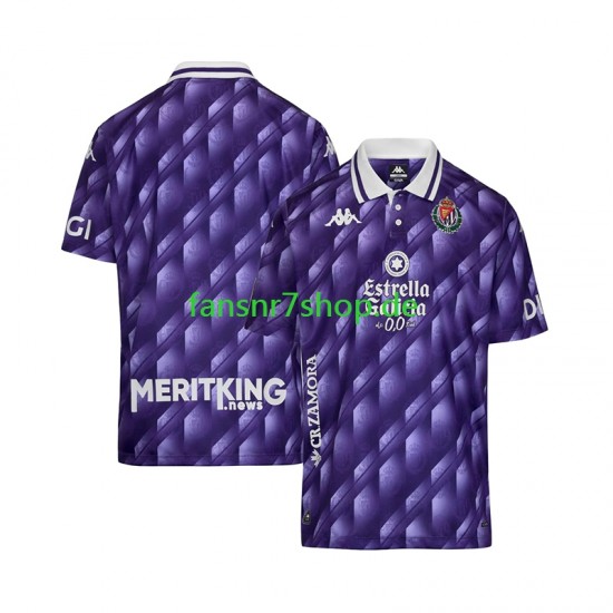 Real Valladolid fußball trikot Herren Heim Retro 2025-2026 Kurzarm