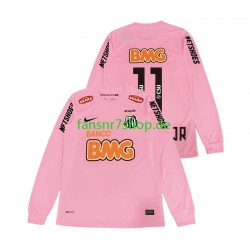 fußball trikot Santos Neymar JR 11 2012 2013 Herren Viertes Retro Langarm
