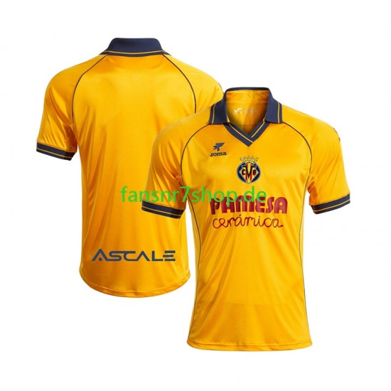 Villarreal CF fußball trikot Herren Heim Retro 2025-2026 Kurzarm