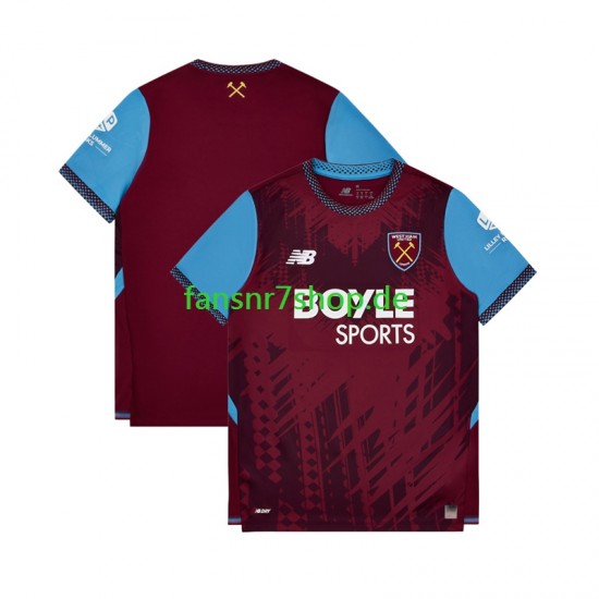 West Ham United fußball trikot Herren Heim 2026-2027 Kurzarm