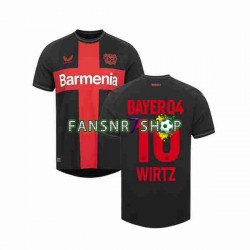 Bayer 04 Leverkusen fußball trikot Florian Wirtz 10 Herren Heim 2023-2024 Kurzarm