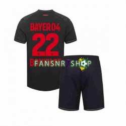 Bayer 04 Leverkusen fußball trikot Victor Boniface 22 Kinder Heim 2023-2024 Kurzarm