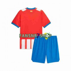 fußball trikot Girona Kinder Heim 2023-2024 Kurzarm