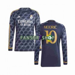 Real Madrid fußball trikot Modrić Luka 10 Herren Auswärts 2023-2024 Langarm