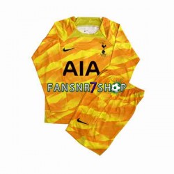 Tottenham Hotspur fußball trikot Torhüter Kinder Auswärts Orange 2023-2024 Langarm