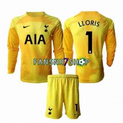 Tottenham Hotspur fußball trikot Hugo Lloris 1 Torhüter Kinder Heim 2022-2023 Langarm