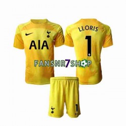 Tottenham Hotspur fußball trikot Hugo Lloris 1 Torhüter Kinder Heim 2022-2023 Kurzarm