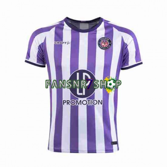 fußball trikot Toulouse Herren Heim 2023-2024 Kurzarm