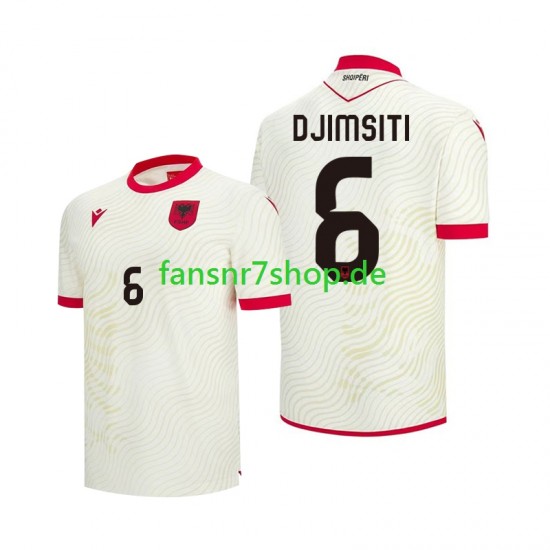 Albanien fußball trikot WM 2026 Berat Djimsiti 6 Herren Auswärts Kurzarm