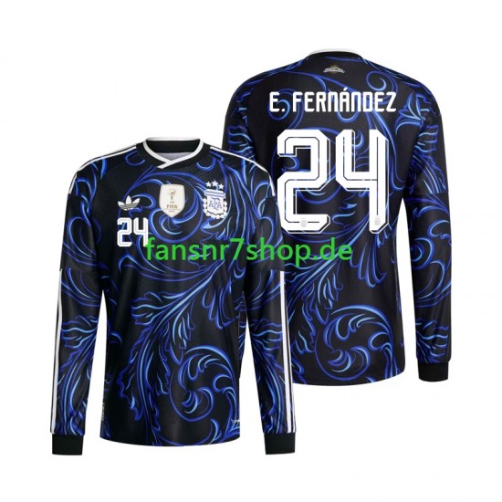 Argentinien fußball trikot WM 2026 Enzo Fernandez 24 Herren Auswärts Langarm