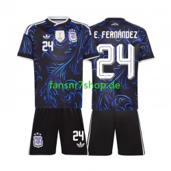 Argentinien fußball trikot WM 2026 Enzo Fernandez 24 Kinder Auswärts Kurzarm
