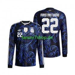 Argentinien fußball trikot WM 2026 Franco Mastantuono 22 Herren Auswärts Langarm