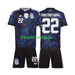 Argentinien fußball trikot WM 2026 Franco Mastantuono 22 Kinder Auswärts Kurzarm