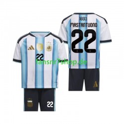 Argentinien fußball trikot WM 2026 Franco Mastantuono 22 Kinder Heim Kurzarm
