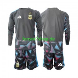 Argentinien fußball trikot WM 2026 Torhüter Kinder Heim Langarm