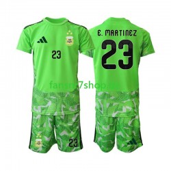 Argentinien fußball trikot WM 2026 Emiliano Martinez 23 Torhüter Kinder Ausweich Kurzarm Argentinien fußball trikot WM 2026 Emiliano Martinez 23 Torhüter Kinder Ausweich Kurzarm