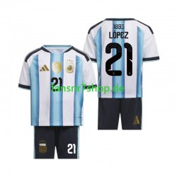 Argentinien fußball trikot WM 2026 Jose Manuel Lopez 21 Kinder Heim Kurzarm Argentinien fußball trikot WM 2026 Jose Manuel Lopez 21 Kinder Heim Kurzarm