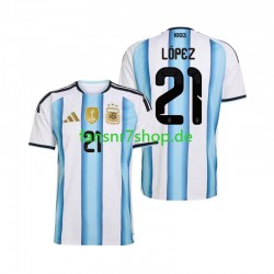Argentinien fußball trikot WM 2026 Jose Manuel Lopez 21 Herren Heim Kurzarm Argentinien fußball trikot WM 2026 Jose Manuel Lopez 21 Herren Heim Kurzarm
