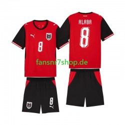 Österreich fußball trikot WM 2026 David Alaba 8 Kinder Heim Kurzarm