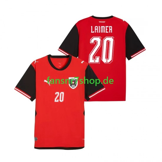 Österreich fußball trikot WM 2026 Konrad Laimer 20 Herren Heim Kurzarm