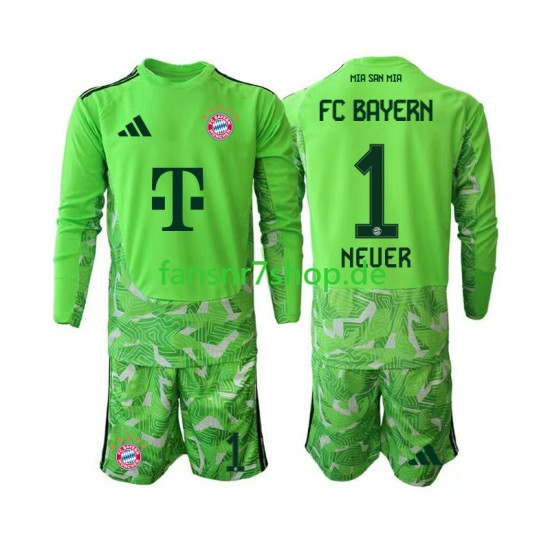 FC Bayern München fußball trikot Manuel Neuer 1 Torhüter Kinder Heim 2026-2027 Langarm