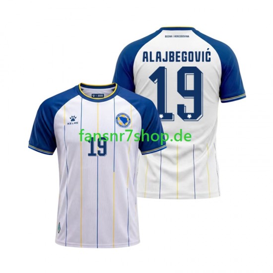 Bosnien und Herzegowina fußball trikot WM 2026 Kerim Alajbegovic 19 Herren Auswärts Kurzarm