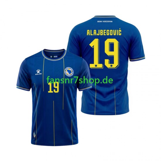 Bosnien und Herzegowina fußball trikot WM 2026 Kerim Alajbegovic 19 Herren Heim Kurzarm