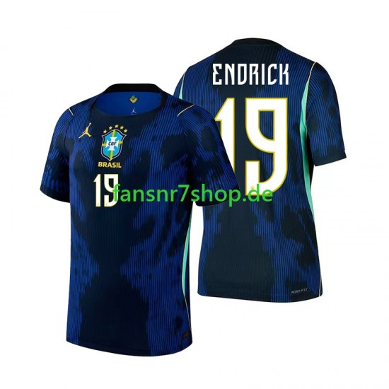 Brasilien fußball trikot WM 2026 Endrick 19 Herren Auswärts Kurzarm