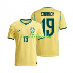 Brasilien fußball trikot WM 2026 Endrick 19 Herren Heim Kurzarm