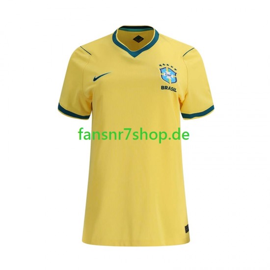 Brasilien fußball trikot WM 2026 Dame Heim Kurzarm