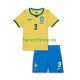 Brasilien fußball trikot WM 2026 Matheus Cunha 9 Chidlren Heim Kurzarm