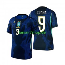 Brasilien fußball trikot WM 2026 Matheus Cunha 9 Herren Auswärts Kurzarm