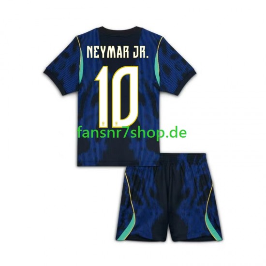 Brasilien fußball trikot WM 2026 Neymar JR 10 Kinder Auswärts Kurzarm Brasilien fußball trikot WM 2026 Neymar JR 10 Kinder Auswärts Kurzarm