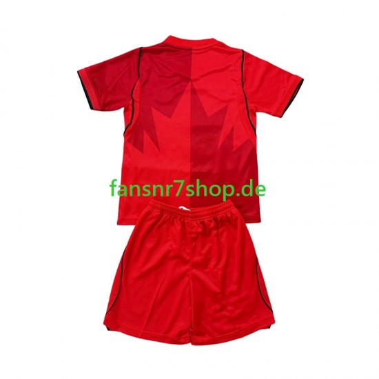 Kanada fußball trikot WM 2026 Kinder Heim Kurzarm