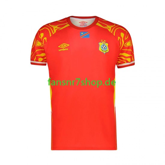 fußball trikot WM 2026 DR Congo Herren Ausweich Kurzarm