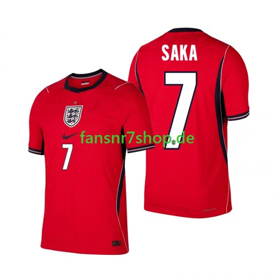 England fußball trikot WM 2026 Bukayo Saka 7 Herren Auswärts Kurzarm