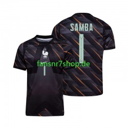 Frankreich fußball trikot WM 2026 Brice Samba 1 Torhüter Herren Heim Kurzarm Frankreich fußball trikot WM 2026 Brice Samba 1 Torhüter Herren Heim Kurzarm