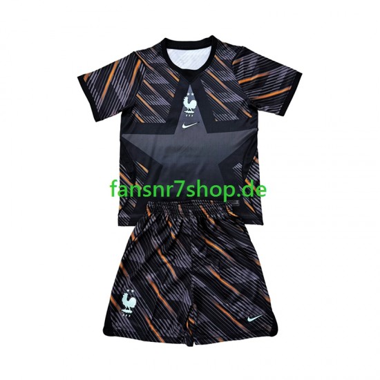 Frankreich fußball trikot WM 2026 Torhüter Kinder Heim Kurzarm