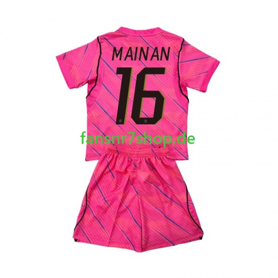 Frankreich fußball trikot WM 2026 Mike Maignan 16 Torhüter Kinder Auswärts Kurzarm