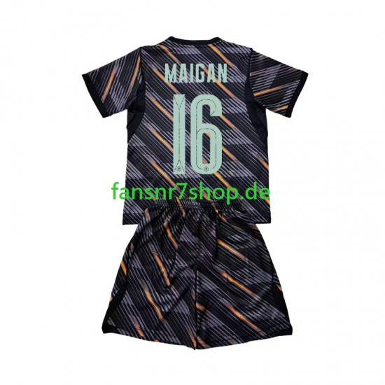 Frankreich fußball trikot WM 2026 Mike Maignan 16 Torhüter Kinder Heim Kurzarm