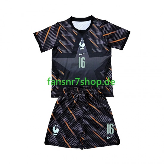 Frankreich fußball trikot WM 2026 Mike Maignan 16 Torhüter Kinder Heim Kurzarm
