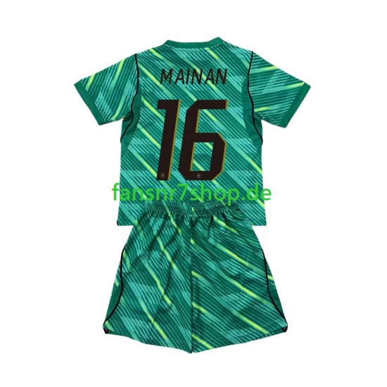 Frankreich fußball trikot WM 2026 Mike Maignan 16 Torhüter Kinder Ausweich Kurzarm