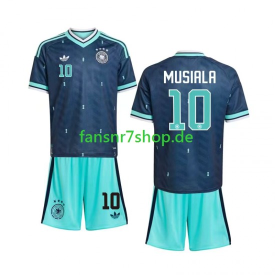Deutschland fußball trikot WM 2026 Jamal Musiala 10 Kinder Auswärts Kurzarm
