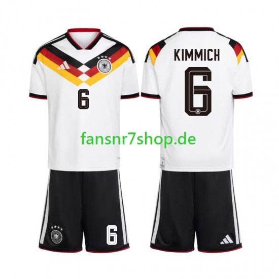 Deutschland fußball trikot WM 2026 Joshua Kimmich 6 Kinder Heim Kurzarm