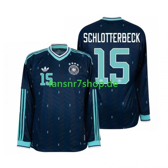Deutschland fußball trikot WM 2026 Nico Schlotterbeck 15 Herren Auswärts Langarm