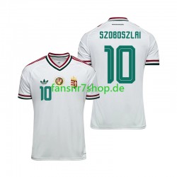 Ungarn fußball trikot WM 2026 Dominik Szoboszlai 10 Herren Auswärts Kurzarm