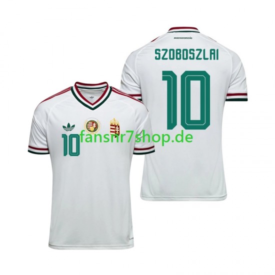 Ungarn fußball trikot WM 2026 Dominik Szoboszlai 10 Herren Auswärts Kurzarm