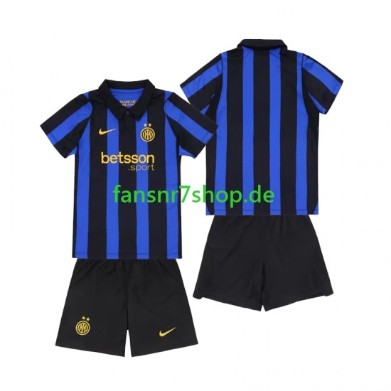 Inter Mailand fußball trikot Kinder Heim 2026-2027 Kurzarm