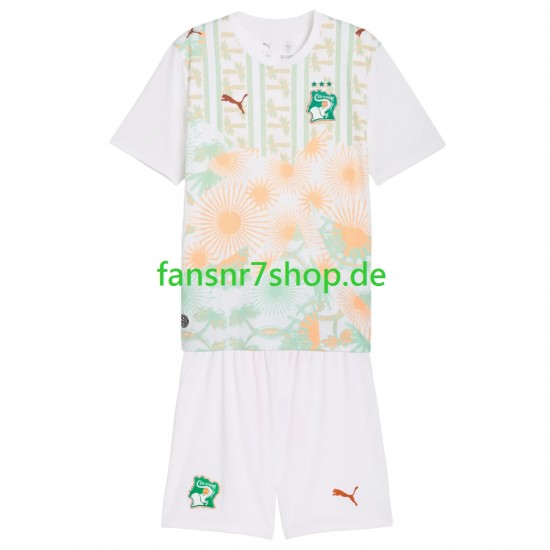 Elfenbeinküste fußball trikot WM 2026 Kinder Auswärts Kurzarm